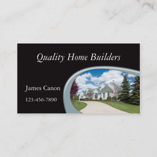 Zuhause Builder Visitenkarte (Vorderseite)