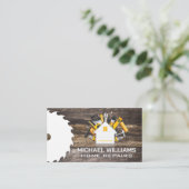 Zuhause Builds Logo für die Konstruktion | Tools | Visitenkarte (Stehend Vorderseite)