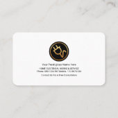 Zuhause Bulb Plug-Schaltung Visitenkarte (Rückseite)