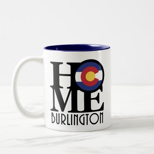 ZUHAUSE Burlington Colorado 11oz Zweifarbige Tasse (Links)
