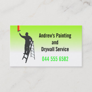 Zuhause Business Custom Colorful Painting Service Visitenkarte