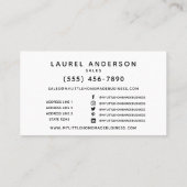 Zuhause Business Hinzufügen Ihrer Logo-benutzerdef Visitenkarte (Rückseite)