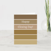 Zuhause Buyer Happy Closing Day Paint Chip (Vorderseite)