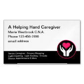 Zuhause C.N.A. Magnetische Visitenkarte (Vorderseite)