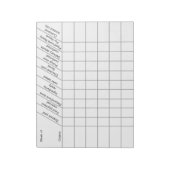 Zuhause Cake Business Order Tracking-Formular Notizblock (Rotiert)