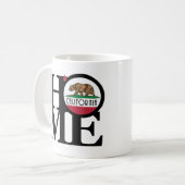 ZUHAUSE California 11oz Kaffeetasse (Vorderseite Links)