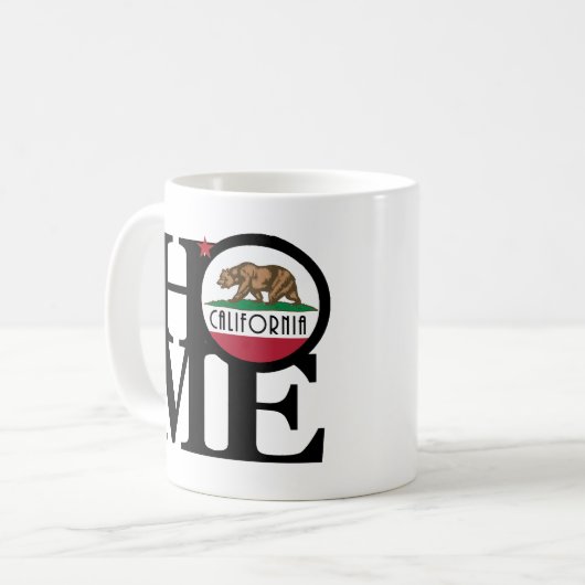 ZUHAUSE California 11oz Kaffeetasse (Vorderseite Links)