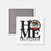 ZUHAUSE Cambria California Magnet (Vorderseite/Rückseite)