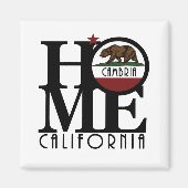 ZUHAUSE Cambria California Magnet (Vorne)