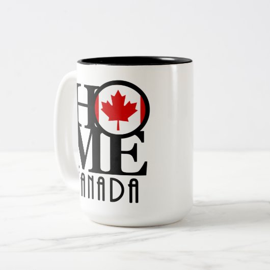 ZUHAUSE Canada 15oz Zweifarbige Tasse (Vorderseite Links)