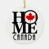 ZUHAUSE Canada-Ornament Keramik Ornament (Vorne)