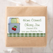 Zuhause Canned Cherry Jam Jar Label (personalisier (Insitu)