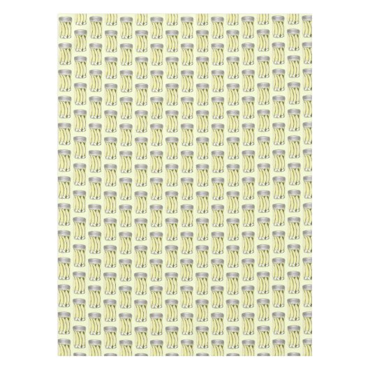 Zuhause Canned Kosher Dill Sour Pickles Pickle Jar Tischdecke (Vorderseite)