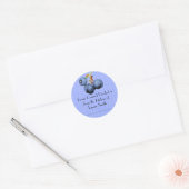 Zuhause Canning Labels — mit Blaubeeren Runder Aufkleber (Umschlag)