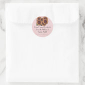 Zuhause Canning Labels - mit Sonnenblumen Runder Aufkleber (Tasche)