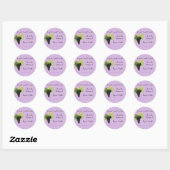 Zuhause Canning Labels — mit Trauben Runder Aufkleber (Blatt)