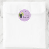 Zuhause Canning Labels — mit Trauben Runder Aufkleber (Tasche)