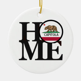 ZUHAUSE Capitola CA Keramik Ornament