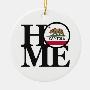 ZUHAUSE Capitola CA Keramik Ornament