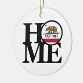 ZUHAUSE Capitola CA Keramik Ornament (Links)
