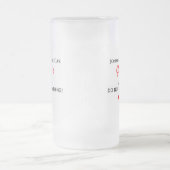 Zuhause Car Mechanic Garage Flying Tools für ihn Mattglas Bierglas (Mittel)