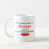 Zuhause Car Mechanic Garage Flying Tools Kaffee Ta Kaffeetasse (Links)
