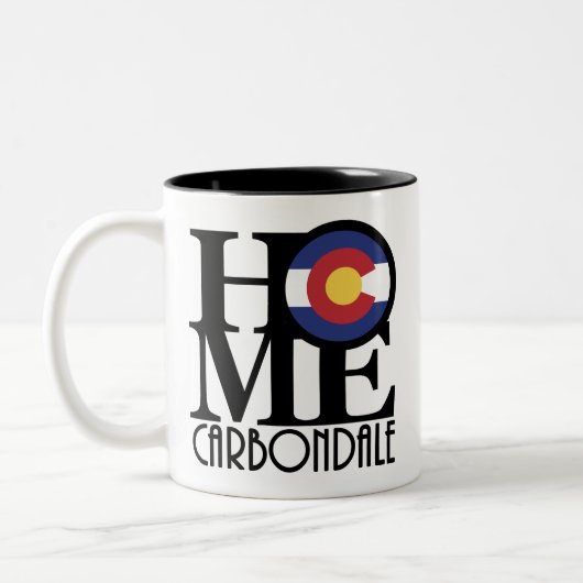 ZUHAUSE Carbondale Colorado 11oz Zweifarbige Tasse (Links)
