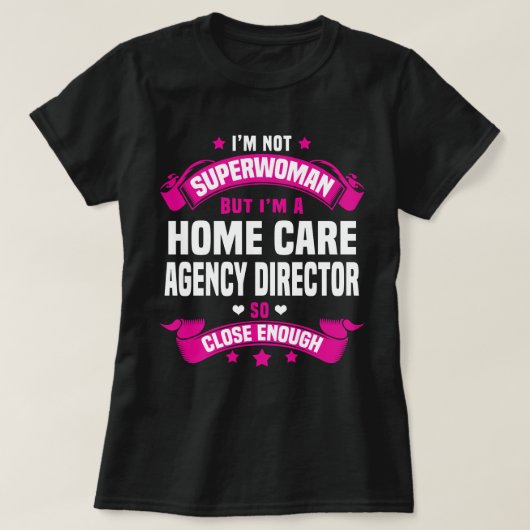 Zuhause Care Agency Director T-Shirt (Design vorne)