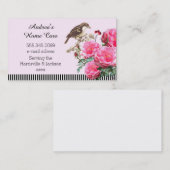 Zuhause Care Rosen und Vögel Visitenkarte (Vorne/Hinten)