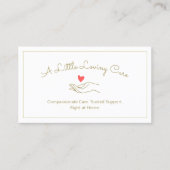 Zuhause Care Services Visitenkarte (Vorderseite)