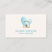 Zuhause Caregier Business Card Visitenkarte (Vorderseite)