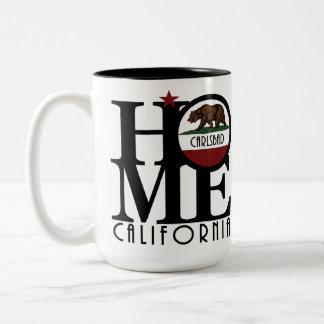 ZUHAUSE Carlsbad California 15oz Zweifarbige Tasse