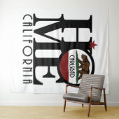 ZUHAUSE Carlsbad California Wandteppich (Beispiel (Horizontal))