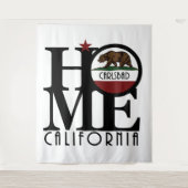 ZUHAUSE Carlsbad California Wandteppich (Vorderseite)