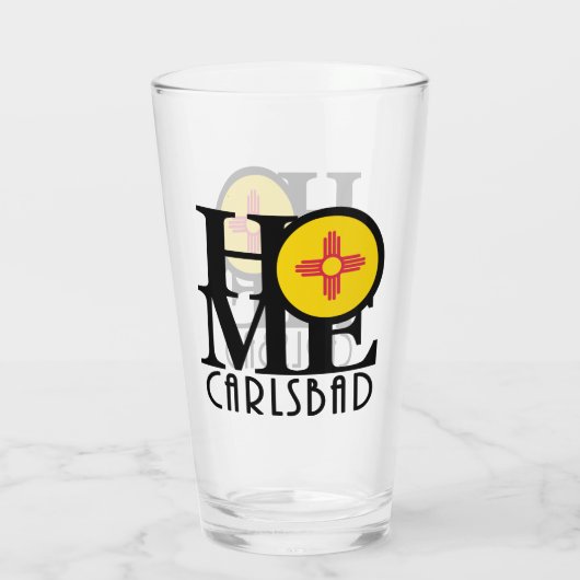 ZUHAUSE Carlsbad NM Glas (Rückseite)