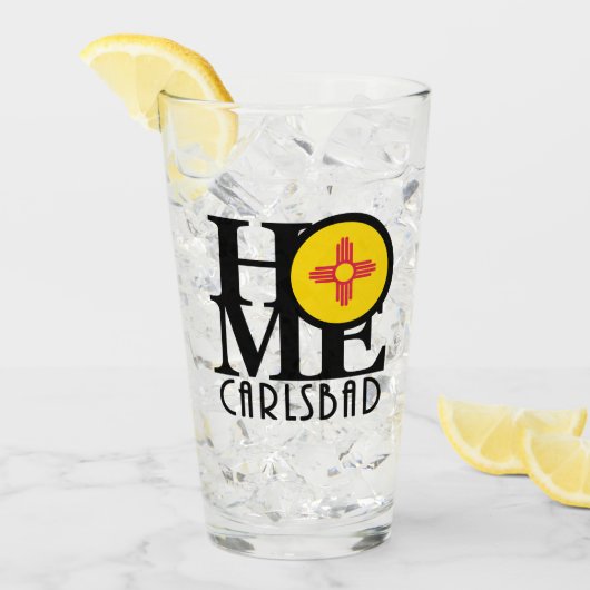 ZUHAUSE Carlsbad NM Glas (Vorderseite Ice)