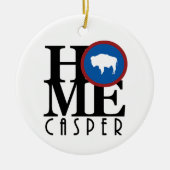 ZUHAUSE Casper Wyoming Keramik Ornament (Vorne)