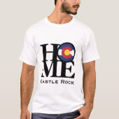 ZUHAUSE Castle Rock Colorado T-Shirt (Vorderseite)