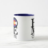 ZUHAUSE Centennial Colorado 11oz Tasse (Zentrum)