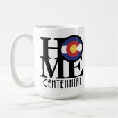 ZUHAUSE Centennial Colorado 15oz Kaffeetasse (Links)