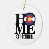 ZUHAUSE Centennial Colorado Keramik Ornament (Links)