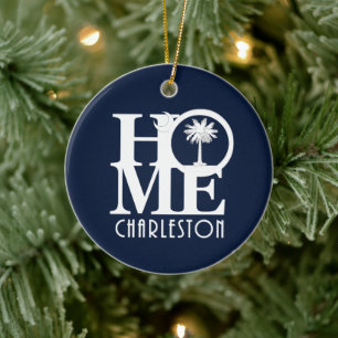ZUHAUSE Charleston SC Keramik Ornament