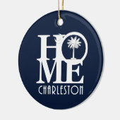 ZUHAUSE Charleston SC Keramik Ornament (Links)