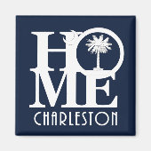 ZUHAUSE Charleston SC Magnet (Vorne)