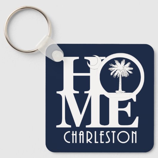 ZUHAUSE Charleston South Carolina Schlüsselanhänger (Vorderseite)