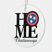 ZUHAUSE Chattanooga Keramik Ornament (Links)