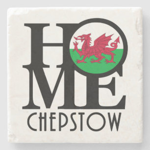 ZUHAUSE Chepstow Steinuntersetzer