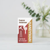 Zuhause Chimney Handyman Service Visitenkarte (Stehend Vorderseite)