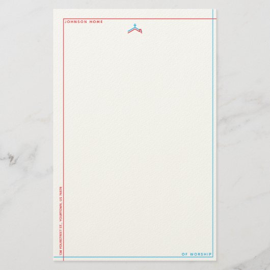 Zuhause Church Briefpapier (Vorderseite)