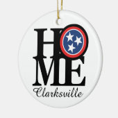 ZUHAUSE Clarksville TN Keramik Ornament (Links)